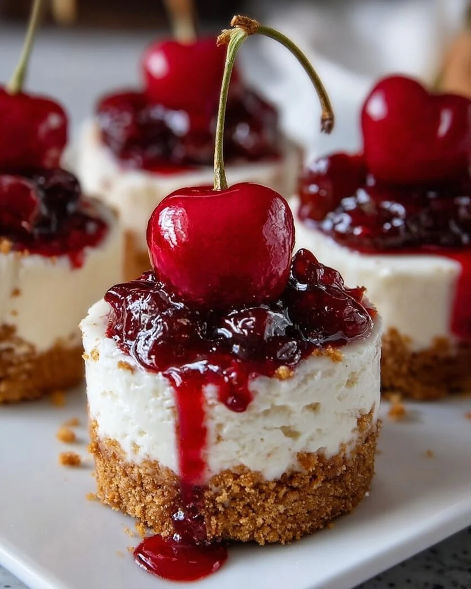 Mini Cherry Cheesecakes: A Delightful Bite You’ll Love!