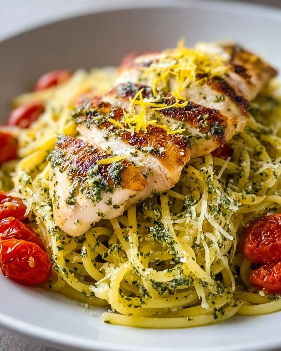 Pesto Pasta with Chicken