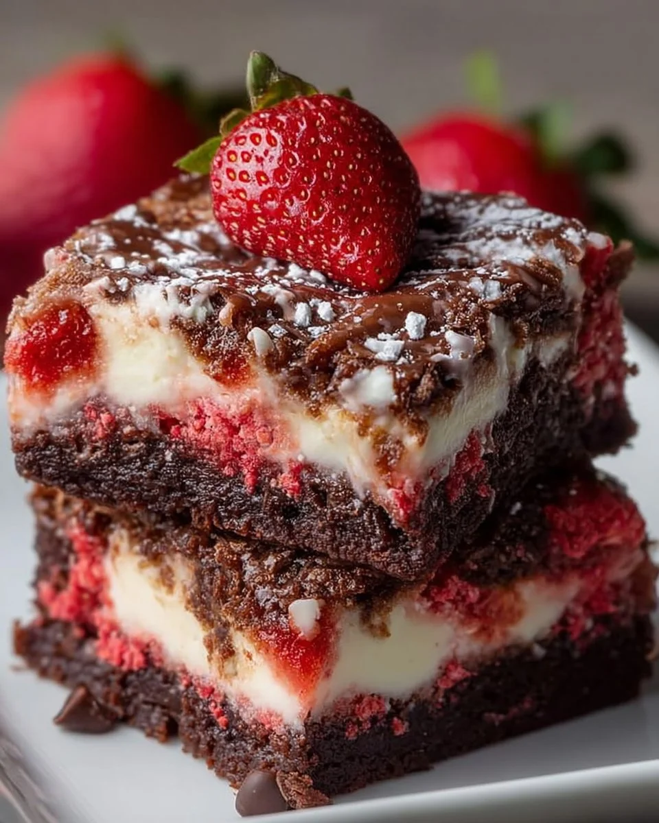 Strawberry Crunch Brownies Bar: A Delightful Treat Awaits!