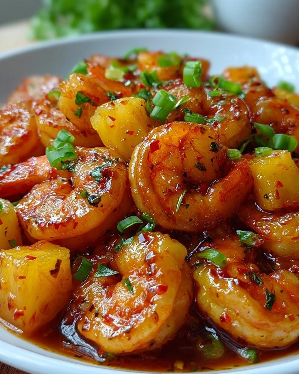 Sweet Chili Pineapple Shrimp