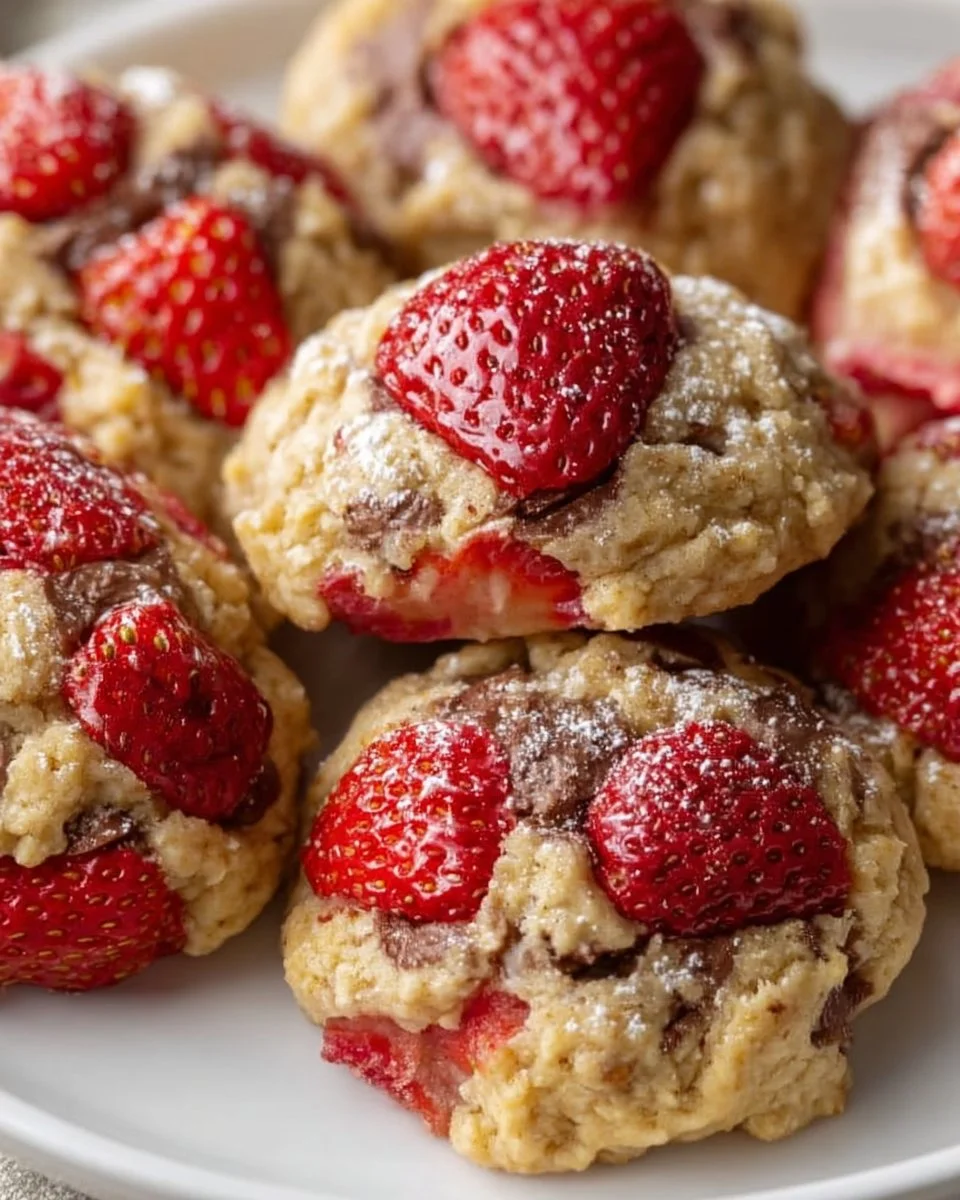Sweet Strawberry Cookies