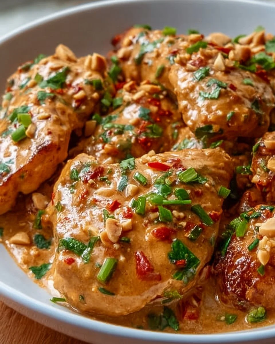 Thai Peanut Chicken Recipe