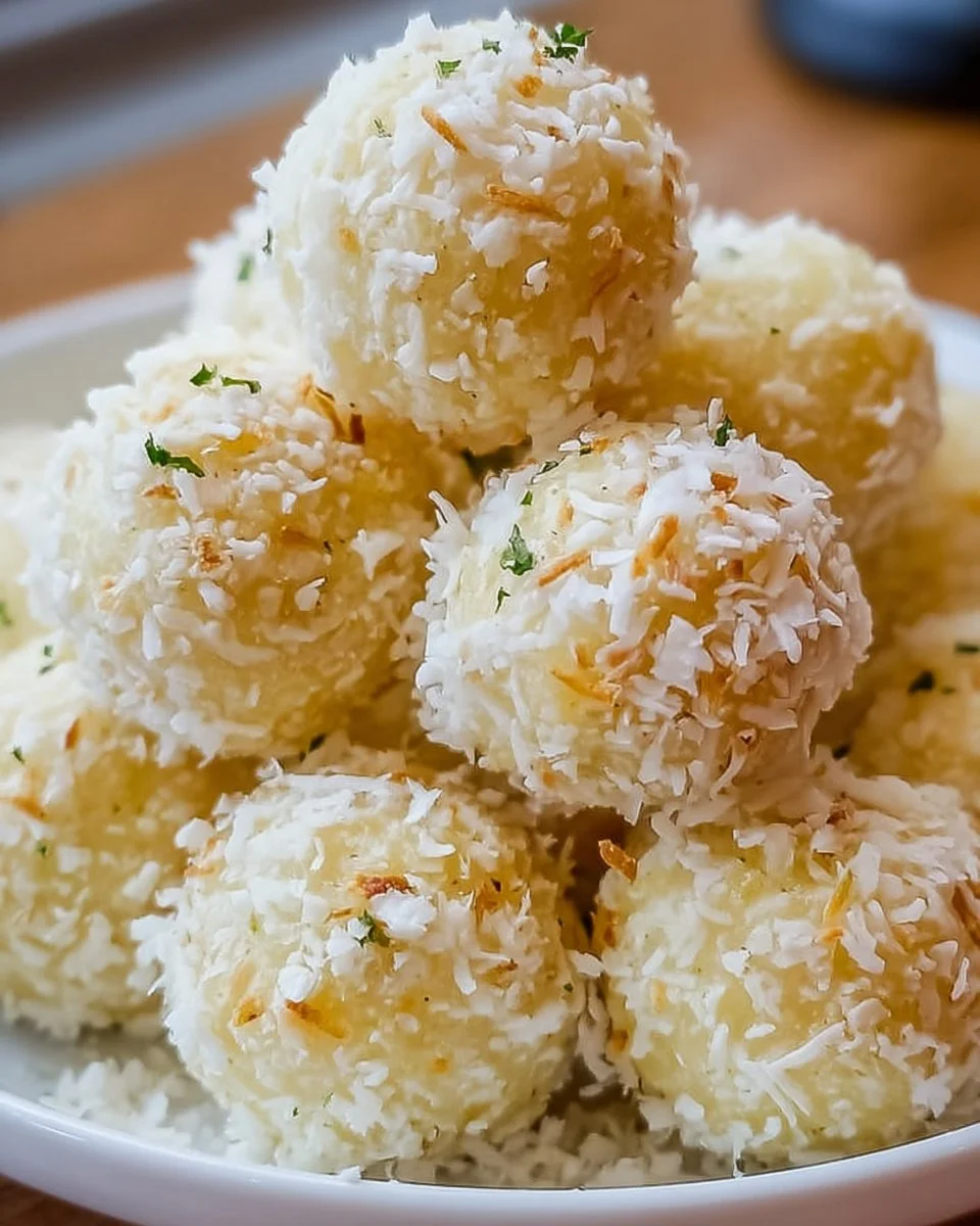 Tropical Pineapple Coconut Balls