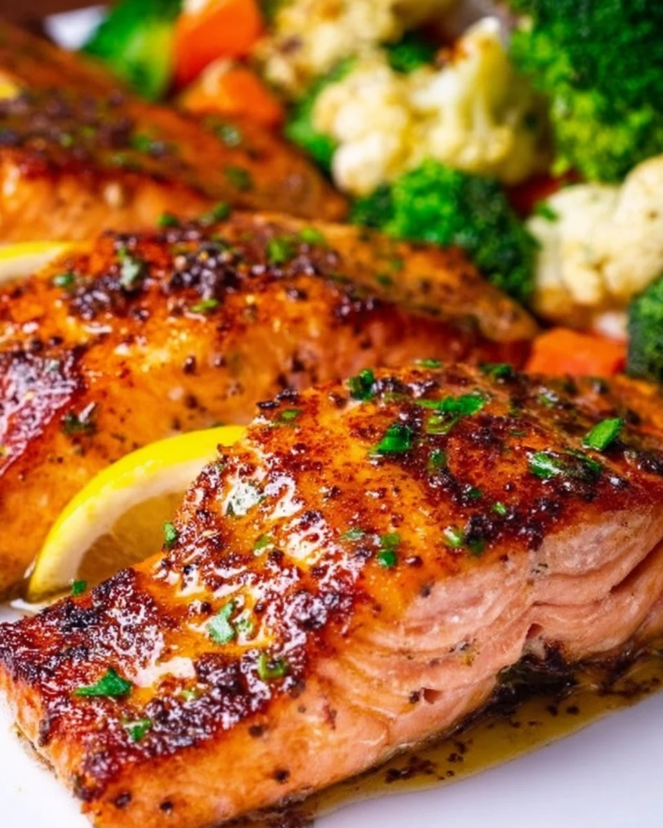 Baked Lemon Dijon Salmon