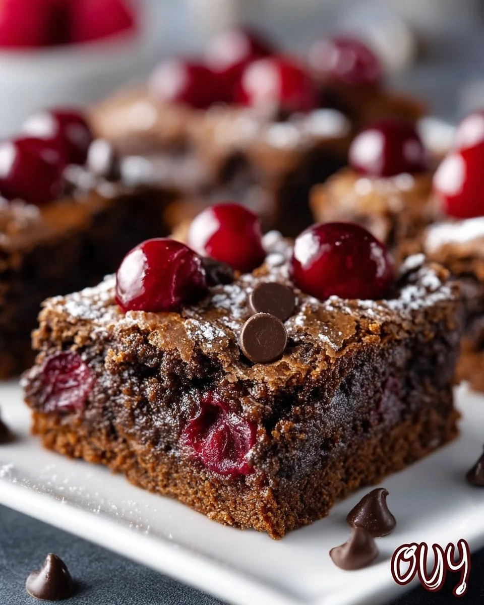 Chocolate Cherry Dessert Squares