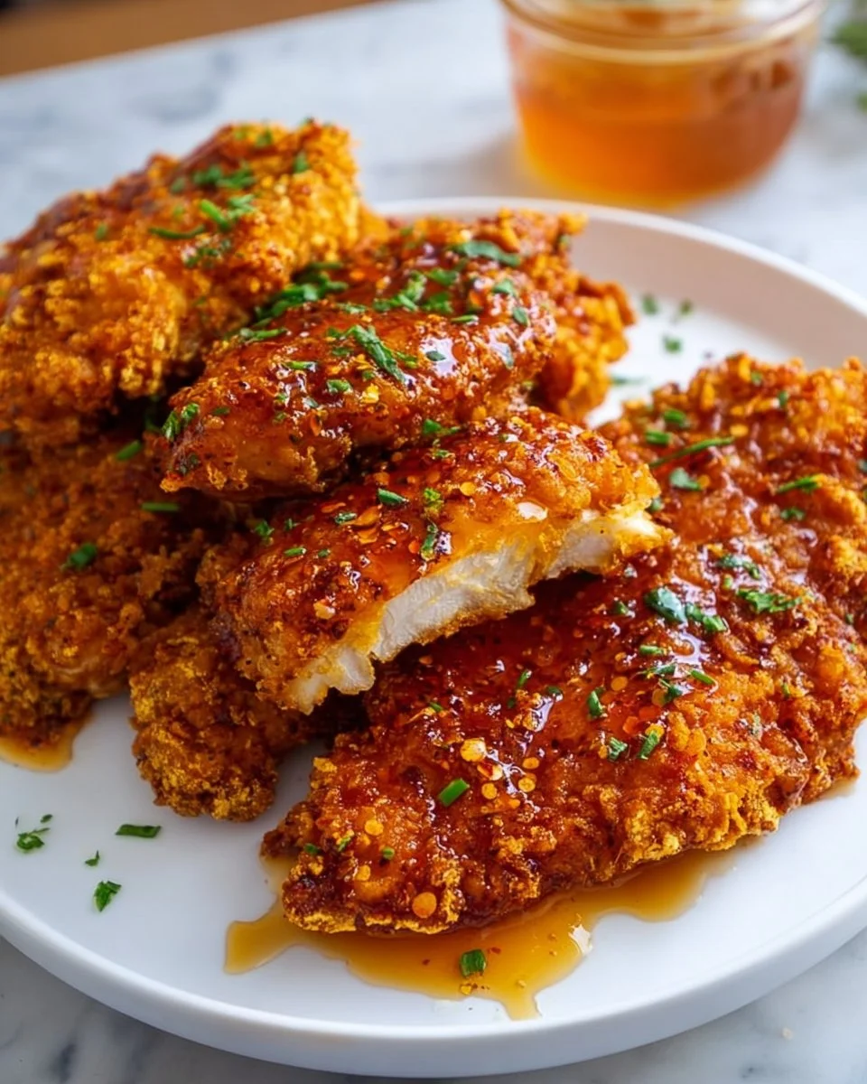 Crispy Chicken and Hot Honey