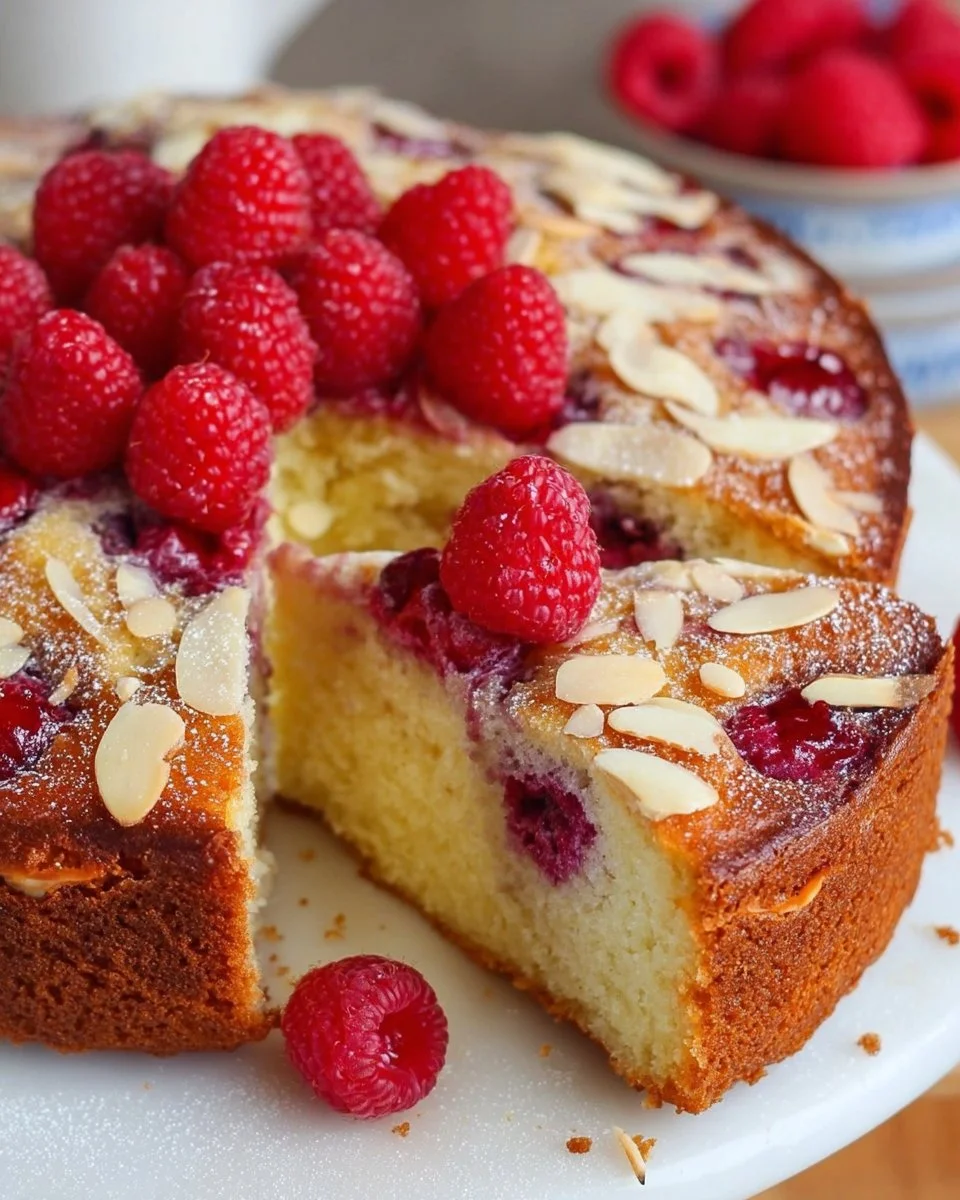 Easy Raspberry Ricotta Cake (video)