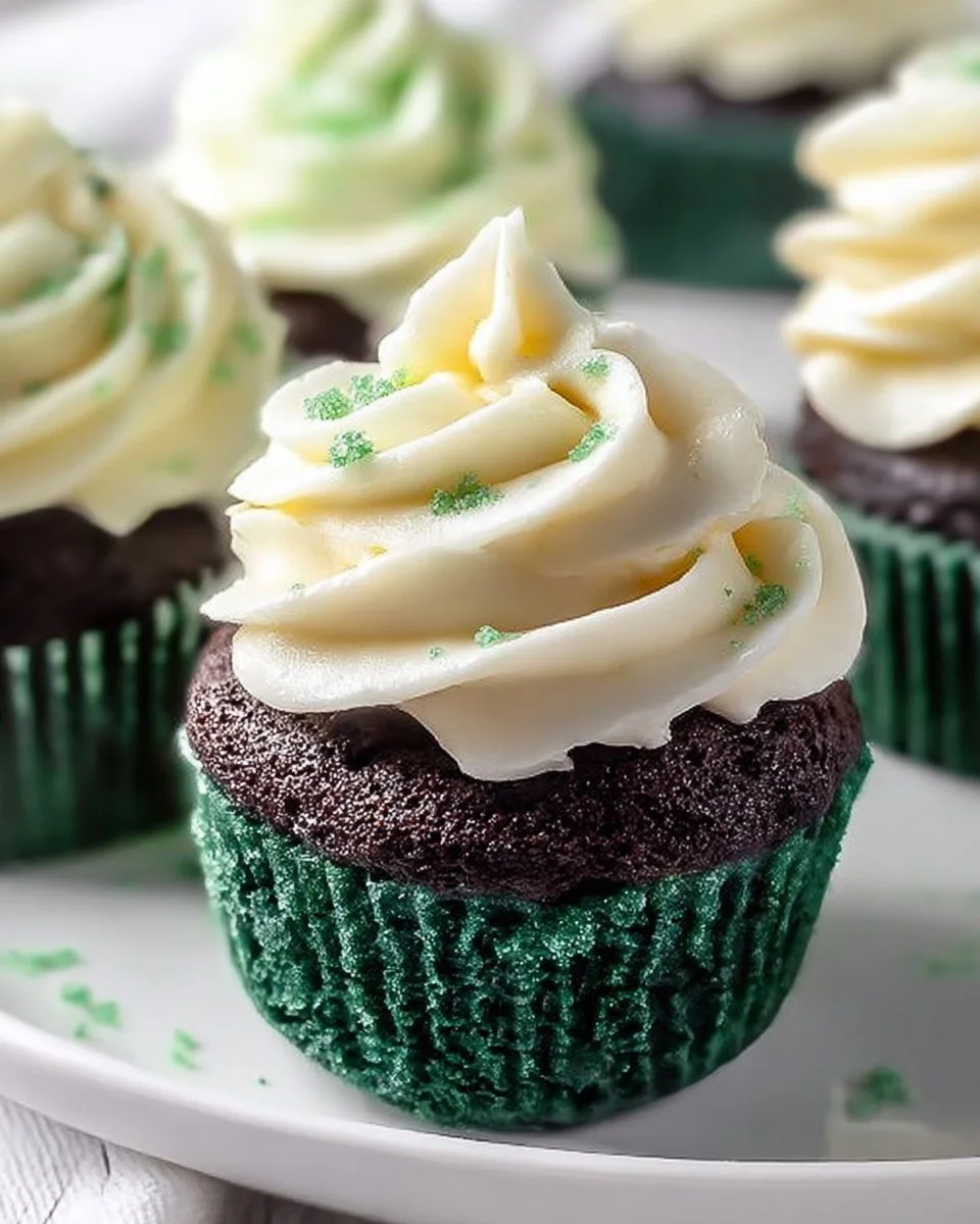 Green Velvet Cupcakes