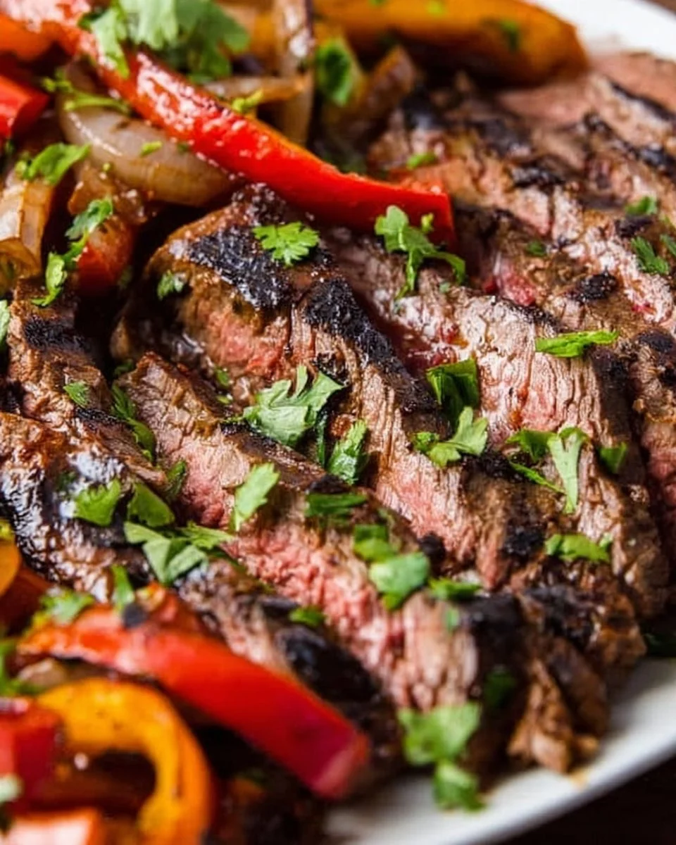 Marinated Grilled Steak Fajitas