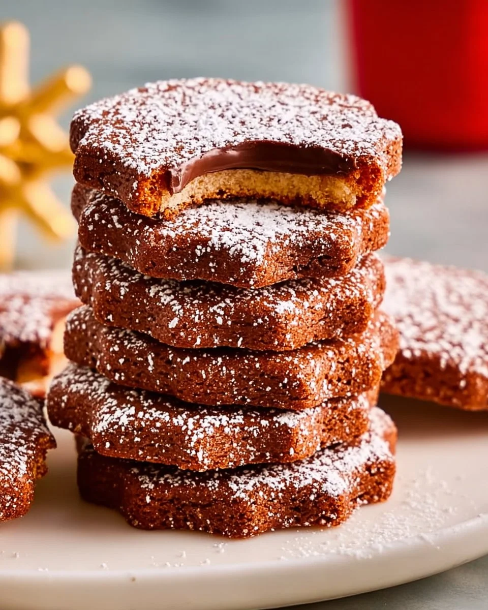 Mexican Chocolate Shortbread Cookies