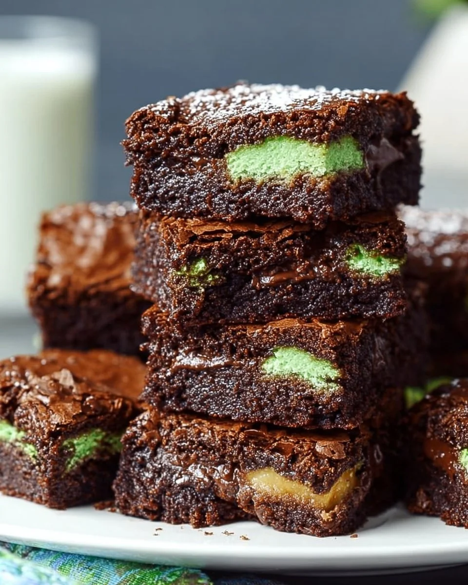Mint Aero Brownies
