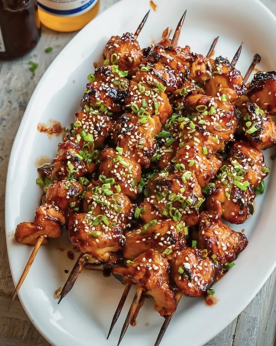 Sesame Chicken Kabobs