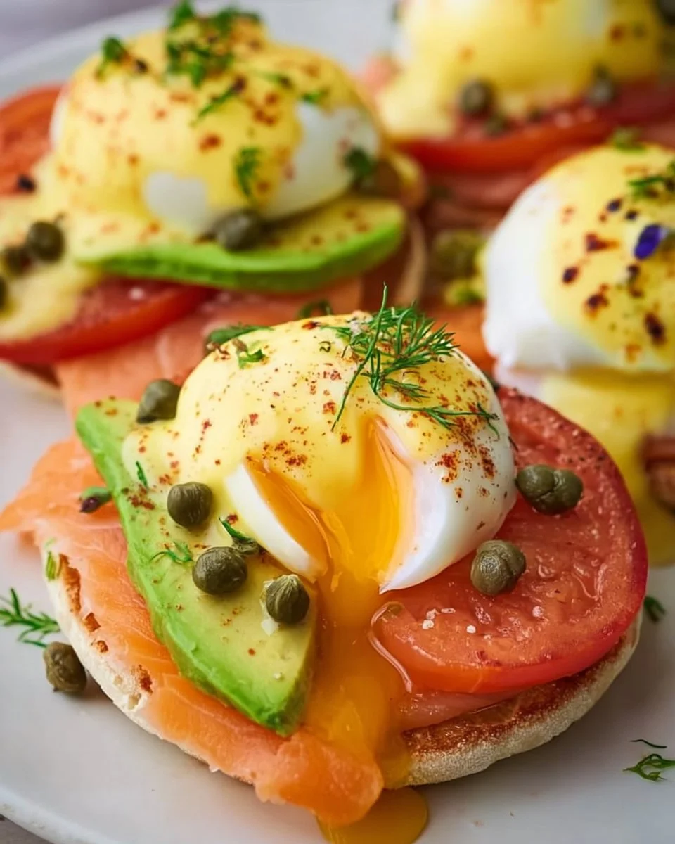Smoked Salmon Eggs Benedict Recipe (video)