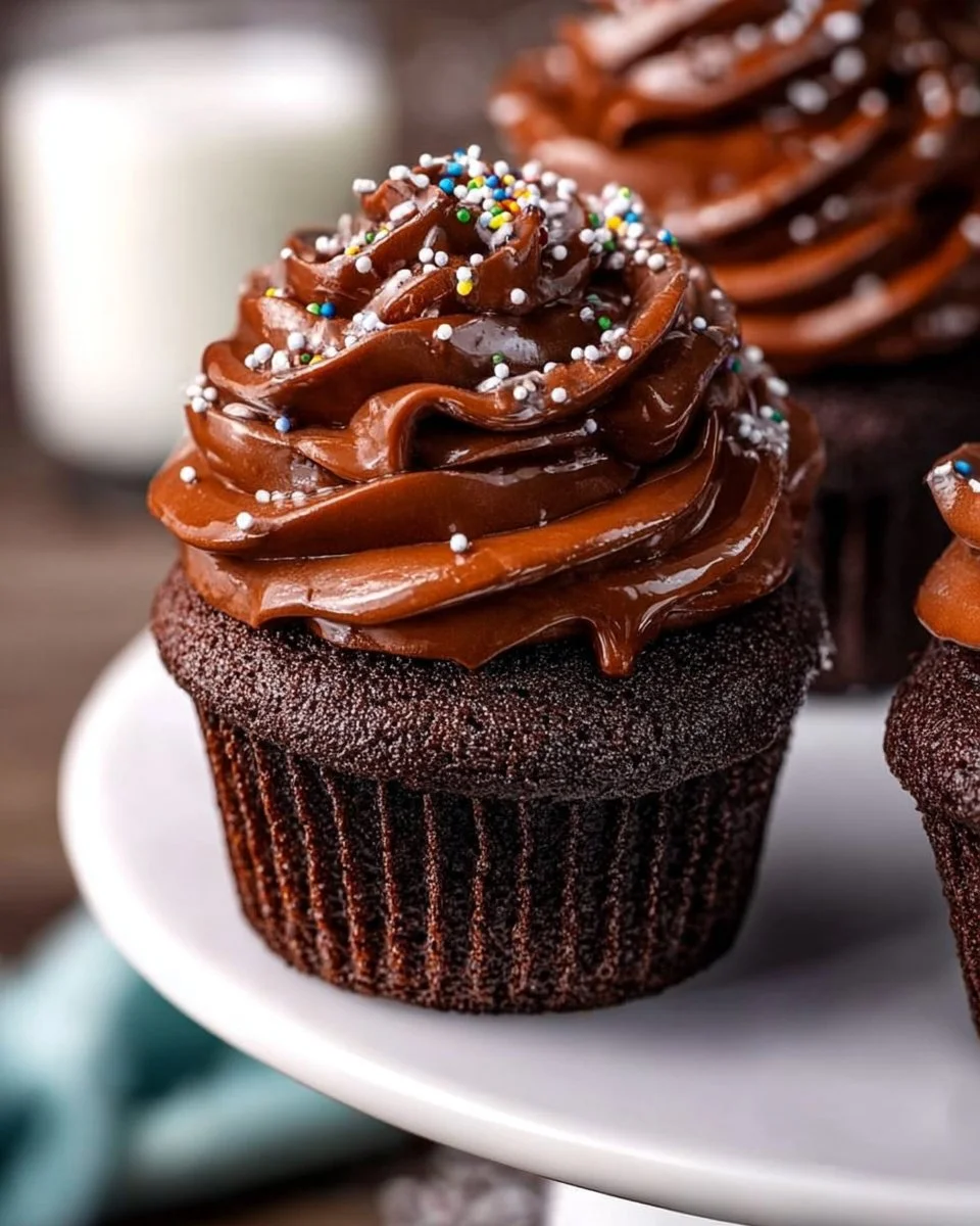 Ultimate Double Chocolate Cupcakes