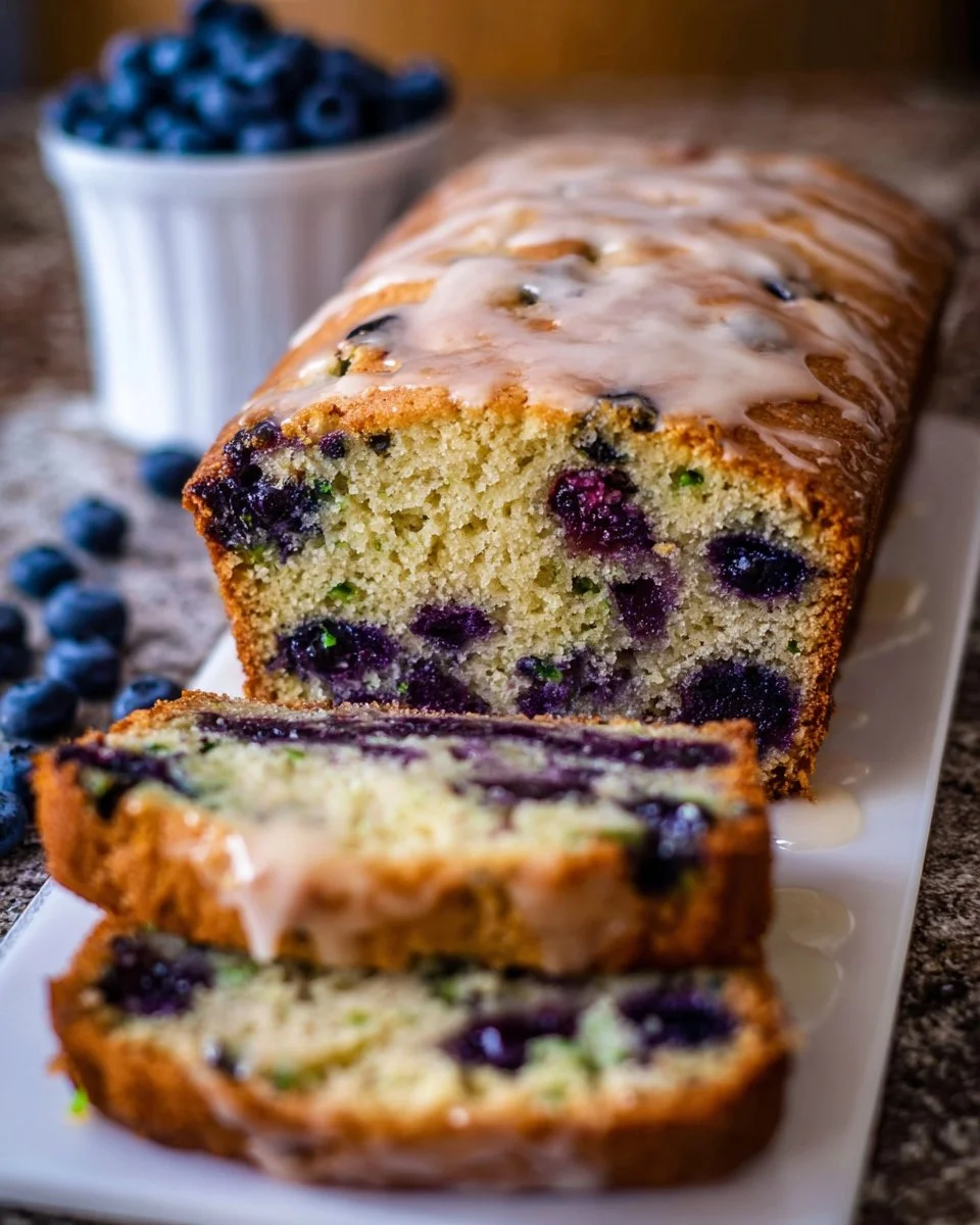 Zucchini Blueberry Bread