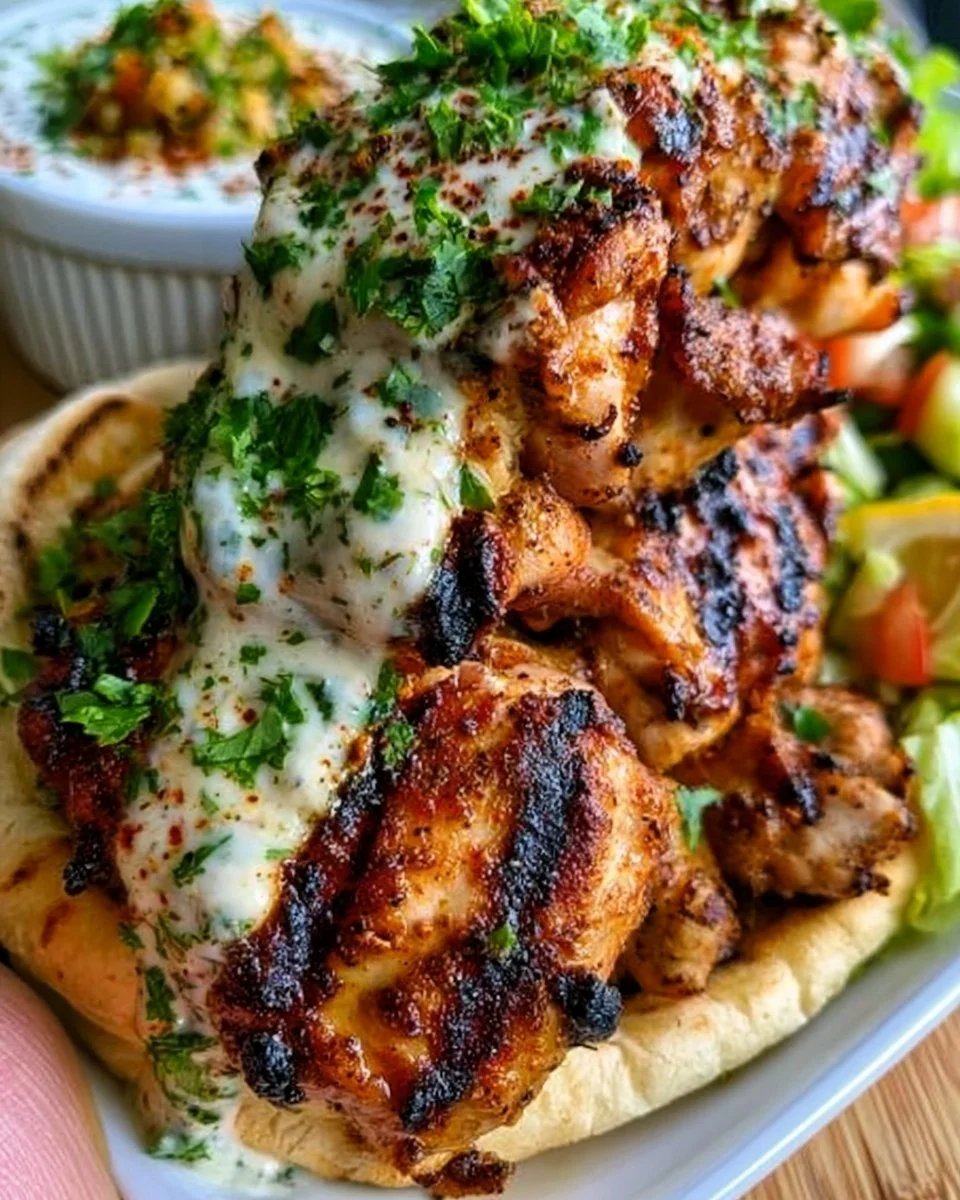 Chicken Shawarma with Garlic Sauce