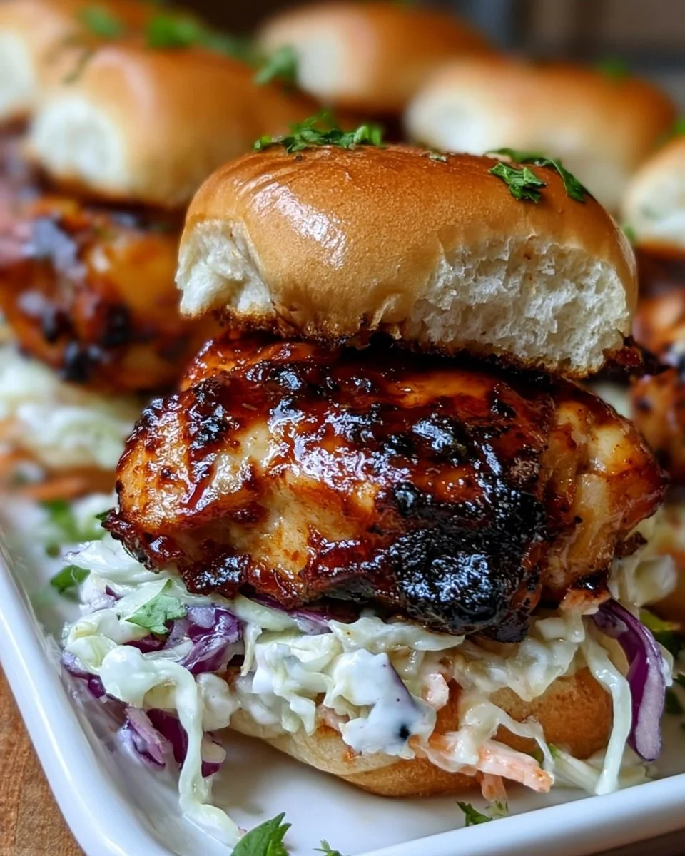 Honey Chipotle Chicken Sliders