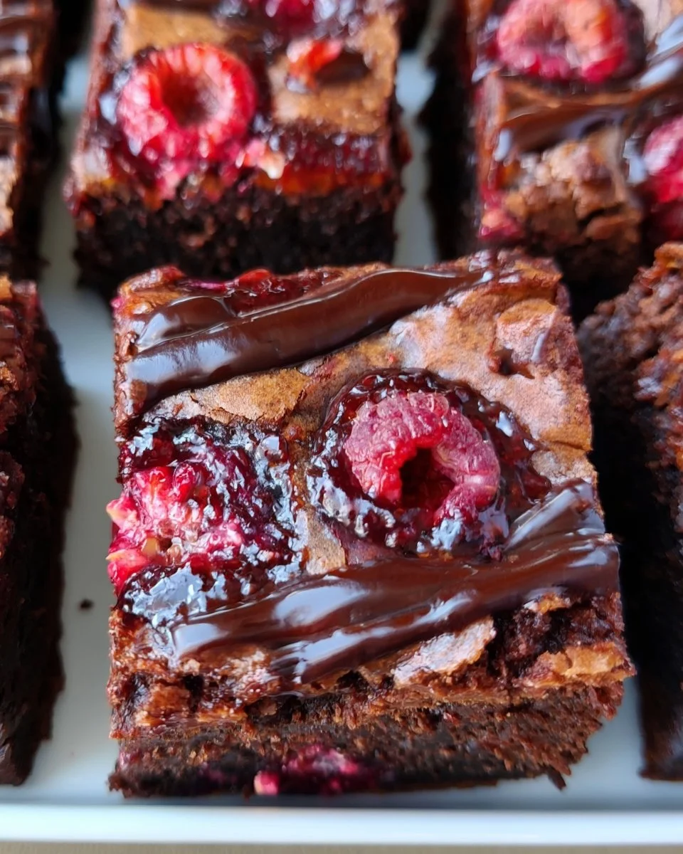 Raspberry Brownies